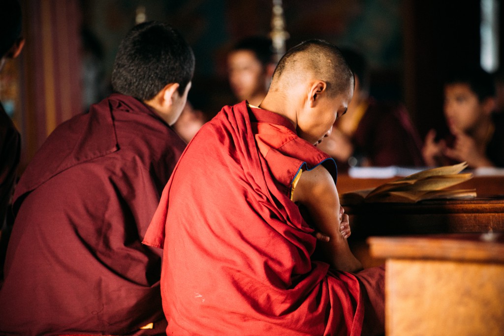 Betende Mönche